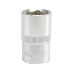 Головка 6-гранна коротка YATO із квадром. 1/2", М=16 мм, L=38 мм, [10/100/200]