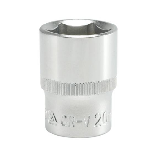 Головка 6-гранна коротка YATO із квадром. 1/2", М = 20 мм, L = 38 мм, [10/100/200]