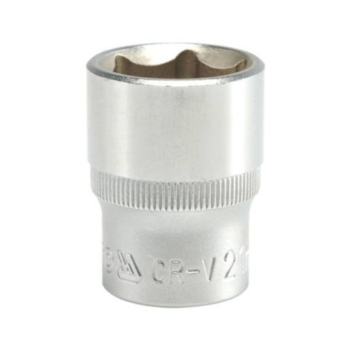 Головка 6-гранна коротка YATO із квадром. 1/2", М=21 мм, L=38 мм, [10/100/200]