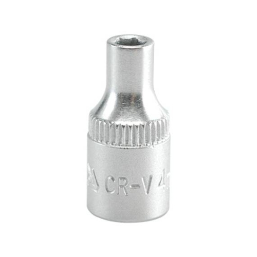 Головка 6-гранна коротка YATO із квадром. 1/4", М=4 мм, L=25 мм [20/200/400]