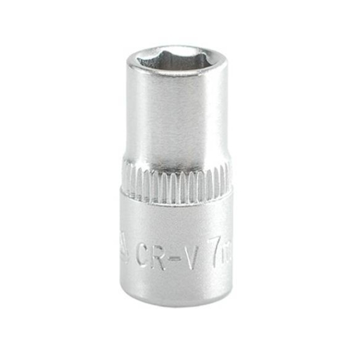 Головка 6-гранна коротка YATO із квадром. 1/4", М = 7 мм, L = 25 мм [20/200/400]