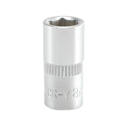 Головка 6-гранна коротка YATO із квадром. 1/4", М = 8 мм, L = 25 мм [20/200/400]