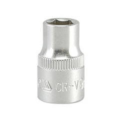 Головка 6-гранна коротка YATO із квадром. 3/8", М = 9 мм, L = 28 мм [10/250/500]