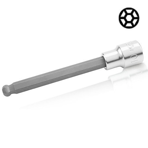 Головка HEX з насадкою 8mm 140mm 1/2" із шаром TOPTUL BCSA1608