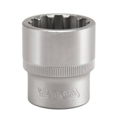 Головка Spline YATO із квадром. 1/2", M=27 мм, L=42 мм [10/50/100]