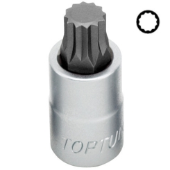 Головка із насадкою SPLINE M8 L55mm 1/2" TOPTUL BCHA1608