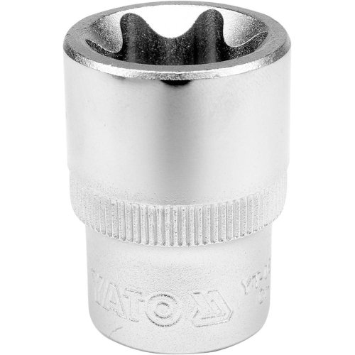 Головка торцева "Torx" Хром-ван YATO. до квадр. 1/2", Е14, l = 38 мм [12/120/240]