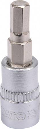 Головка торцева квадратна 1/4" YATO із насадкою "HEX" M5, L=37 мм [150/600]