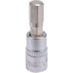 Головка торцева квадратна 1/4" YATO із насадкою "HEX" M7, L=37 мм [150/600]