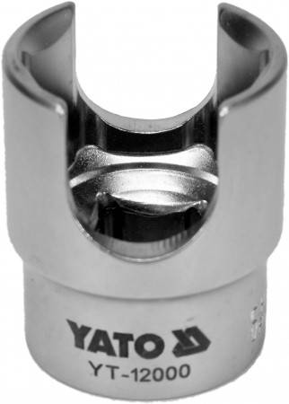 Головка торцевая к топливному фильтру YATO: квадрат-1/2", М27 мм, Cr-V