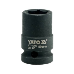Головка торцева ударна 6-гран. ЯТО, до квадр. 1/2", М=15 мм, L=39 мм [40/160]