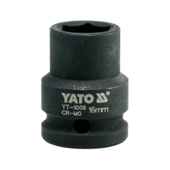 Головка торцева ударна 6-гран. ЯТО, до квадр. 1/2", М = 16 мм, L = 39 мм [40/160], шт