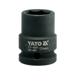 Головка торцева ударна 6-гран. YATO до квадр.- 1/2", М = 17 мм, l = 39 мм [40/160], шт