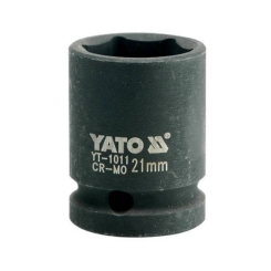 Головка торцева ударна 6-гранна. YATO, до квадр. 1/2", М=21 мм, L=39 мм [40/160]