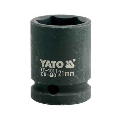 Головка торцева ударна 6-гранна. YATO, до квадр. 1/2", М=21 мм, L=39 мм [40/160]