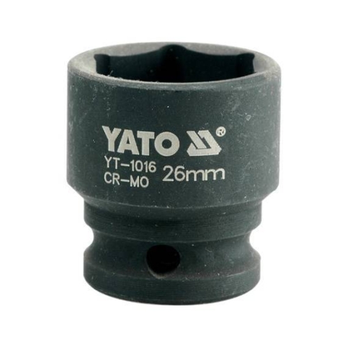 Головка торцева ударна 6-гран. ЯТО, до квадр. 1/2", М=26 мм, L=43 мм [30/96]