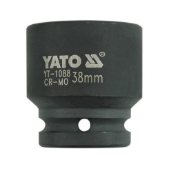 Головка торцева ударна YATO 6-гранна із квадр. 3/4". М = 38мм. l = 57мм, [6/24]