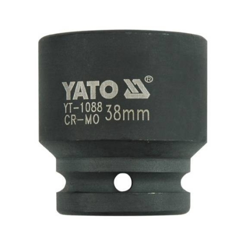 Головка торцева ударна YATO 6-гранна із квадр. 3/4". М = 38мм. l = 57мм, [6/24]