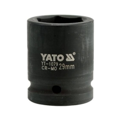 Головка торцева ударна YATO 6-гранна, з квадром. 3/4", М=29мм, l=53мм, [12/48]