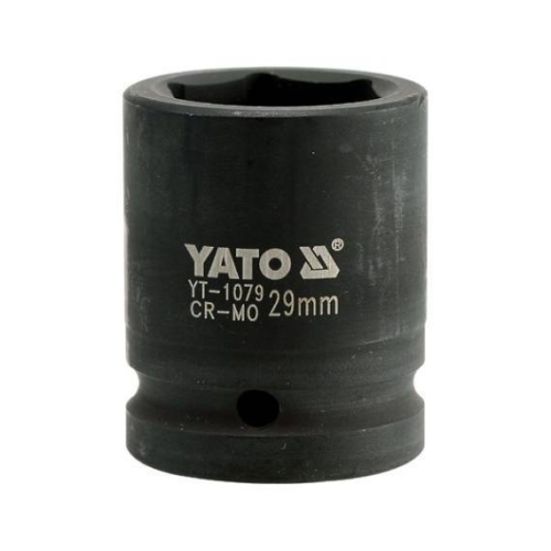 Головка торцева ударна YATO 6-гранна, з квадром. 3/4", М=29мм, l=53мм, [12/48]