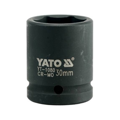 Головка торцева ударна YATO 6-гранна із квадр. 3/4", М=30 мм, л=53 мм [12/48]