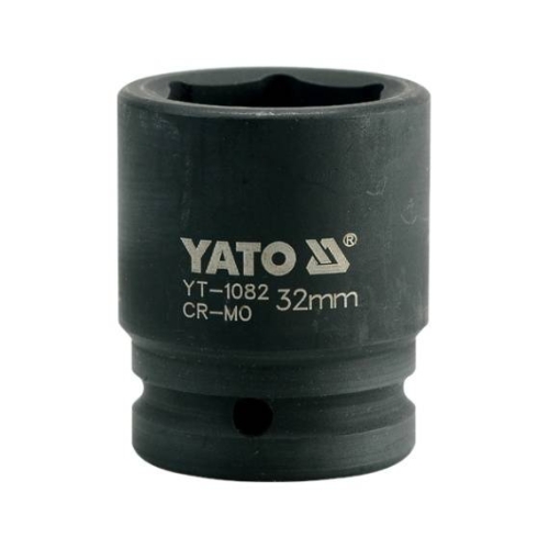 Головка торцева ударна YATO 6-гранна із квадр. 3/4", М=32мм, l=56мм, [12/48]