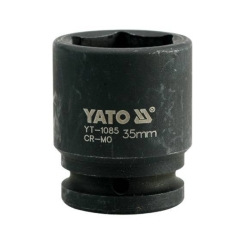 Головка торцева ударна YATO 6-гранна, з квадром. 3/4," М = 35мм, l = 56мм, [6/24]