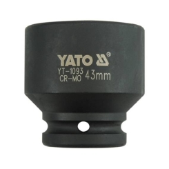 Головка торцева ударна YATO 6-гранна із квадр. 3/4", М=43мм, l=57мм, [4/15]