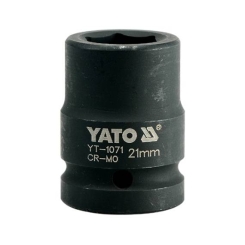 Головка торцева ударна YATO 6-гранна. із квадр. 3/4", М = 21мм, l = 50мм, [16/64], шт