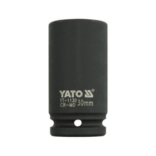 Головка торцева ударна YATO глибока 6-гранна, з квадром. 3/4", М = 30мм, l = 90мм, [7/28], шт