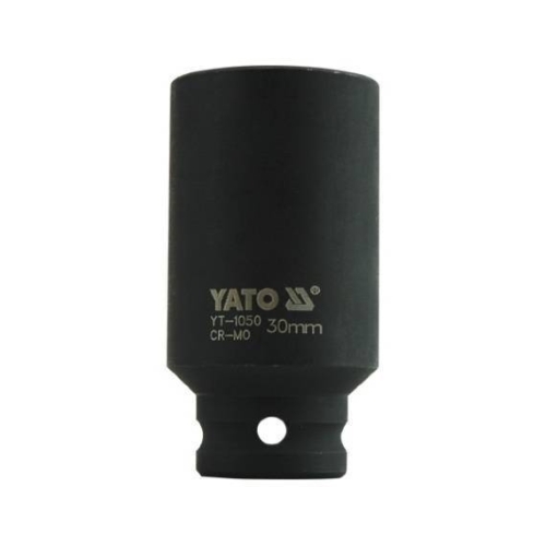 Головка торцева ударна YATO 6-гранна глибока, з квадр.1/2", М=30мм, l=78мм, [10/40], шт