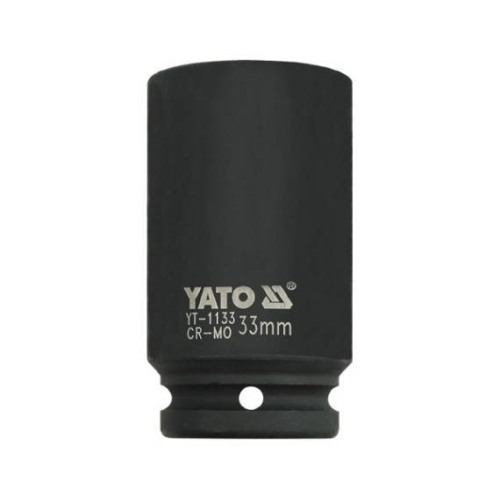 Головка торцева ударна YATO 6-гранна глибока, з квадр.3/4", М=33мм, l=90мм, [6/24]