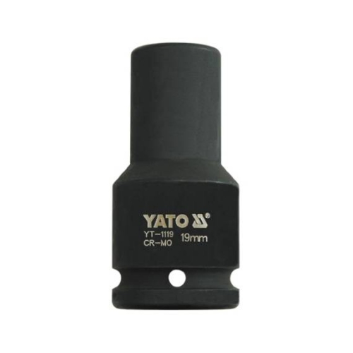 Головка торцева ударна YATO глибока 6-гранна. із квадр. 3/4", М=19мм, l=90мм, [9/36]