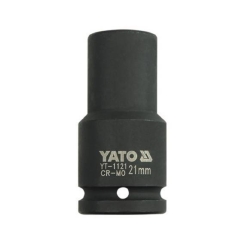 Головка торцева ударна YATO глибока 6-гранна. із квадр. 3/4", М=21мм, l=90мм, [9/36]