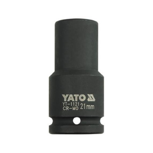 Головка торцева ударна YATO глибока 6-гранна. із квадр. 3/4", М=21мм, l=90мм, [9/36]