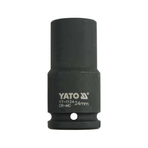 Головка торцева ударна YATO глибока 6-гранна. із квадр. 3/4", М = 24мм, l = 90мм, [9/36], шт