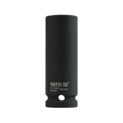 Головка торцева ударна YATO глибока 6-гранна. квадр.1/2", М = 18мм, l = 78мм, [24/96]