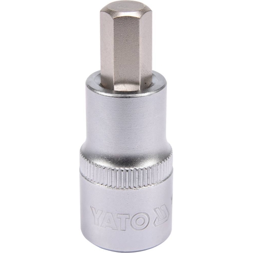 Головка торцева із квадр. 1/2" YATO з викруткою. 6-гран. вставкою, М10, l = 55 мм [40/160], шт