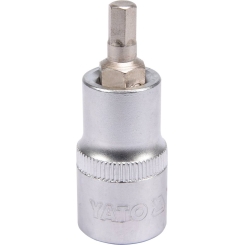 Головка торцева із квадр. 1/2" YATO з викруткою. 6-гран. вставкою, М6, l = 55 мм [40/240], шт