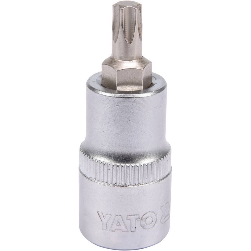 Головка торцева з викруткою. вставкою TORX YATO, з квадром. 1/2", Т40, л = 55 мм [40/240], шт
