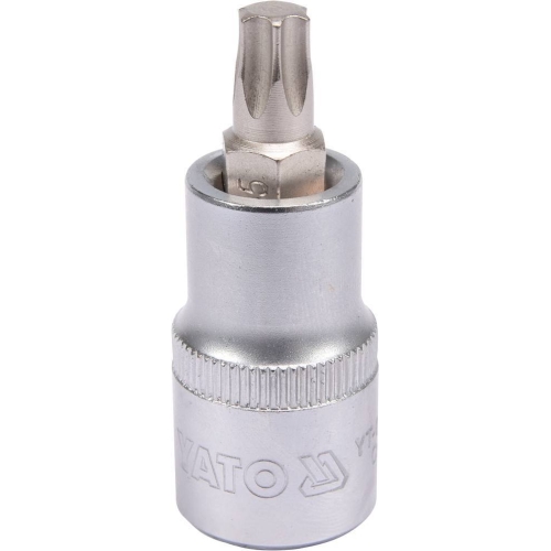 Головка торцева з викруткою. вставкою TORX YATO, з квадром. 1/2", Т45, л = 55 мм [40/240], шт