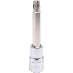 Головка торцева з викруткою. вставкою TORX YATO, з квадром. 1/2", Т50, л = 100 мм [20/120], шт