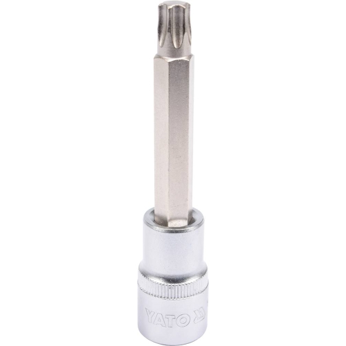 Головка торцева з викруткою. вставкою TORX YATO, з квадром. 1/2", Т50, л = 100 мм [20/120], шт