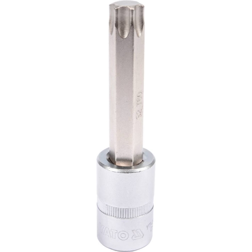 Головка торцева з викруткою. вставкою TORX YATO, з квадром. 1/2", Т60, л = 100 мм [20/120], шт