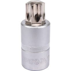 Головка торцева з викруткою. вставкою TORX YATO, з квадром. 1/2", Т70, л = 55 мм [40/240], шт