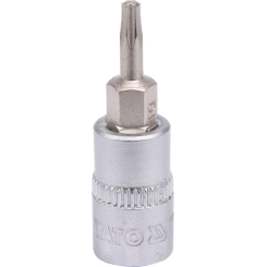 Головка торцева з викруткою. вставкою TORX YATO, з квадром. 1/4", Т10, 1 = 37 мм [150/600], шт