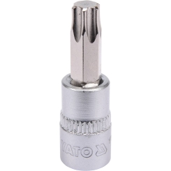 Головка торцева з викруткою. вставкою TORX YATO, із квадр. 1/4", Т40, 1 = 37 мм [150/600], шт