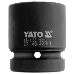 Головка ударна YATO, з квадром. 1" М = 29мм, l = 60мм, [6/24], шт