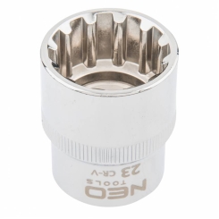Головка змінна 12-гранна Spline 1/2" 23 мм