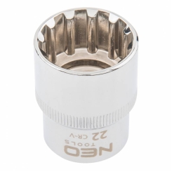 Головка змінна  Spline 1/2" 22 мм